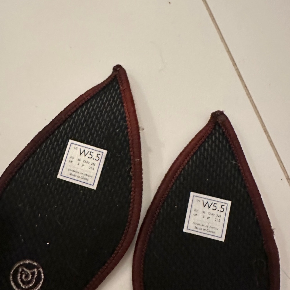 Rothy's Point Flats Truffle Python Brown Size 5.5… - image 5